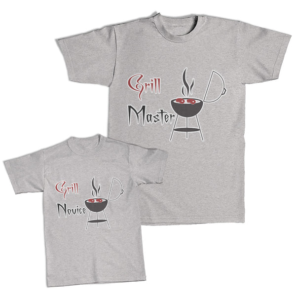 Daddy and Me Outfits Barbeque Grill Master - Barbeque Grill Novice Cotton