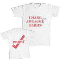 Daddy and Me Outfits Cycopath Training Cycle Star Wheels Awesome Babies Cotton
