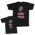 Daddy and Me Outfits Love Son Hands Intimacy - Raising Wolves Scratches Cotton