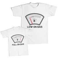 Daddy and Me Outfits Cool Kid Shades - Low on Gas Meter Reading Cotton