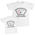 Daddy and Me Outfits Cool Kid Shades - Low on Gas Meter Reading Cotton
