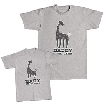 Daddy and Me Outfits Little Nerd - Daddy Long Legs Giraffe Cotton