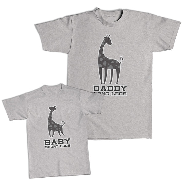 Daddy and Me Outfits Little Nerd - Daddy Long Legs Giraffe Cotton