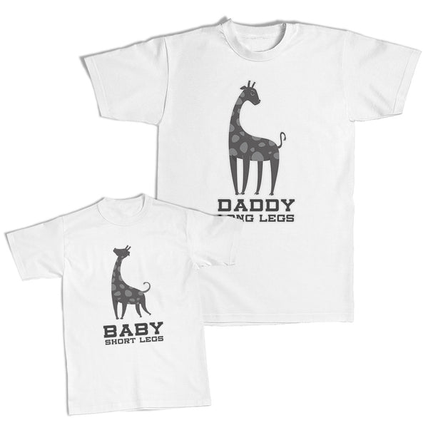 Daddy and Me Outfits Little Nerd - Daddy Long Legs Giraffe Cotton