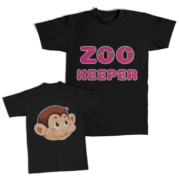 Daddy and Me Outfits Vehicles Jcb Demolition Expert - Zoo Keeper Dad Cotton