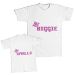 Daddy and Me Outfits Liquor Glass Half Pint Drinking - Biggie Crown Dad Cotton