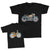 Daddy and Me Outfits Mister Nut Bolt Spanner Bicycle Motorbike Vehicle Cotton