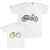 Daddy and Me Outfits Mister Nut Bolt Spanner Bicycle Motorbike Vehicle Cotton