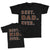 Daddy and Me Outfits The Miniature - Best Dad Ever Cotton