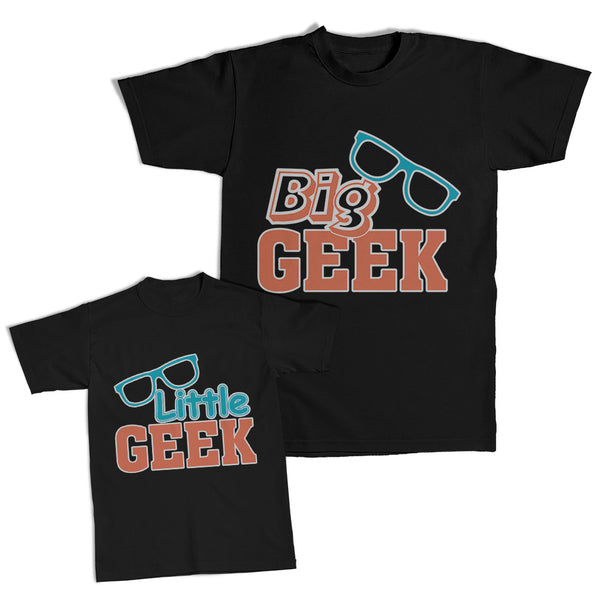 Daddy and Me Outfits Big Geek Shades - Little Geek Shades Cotton