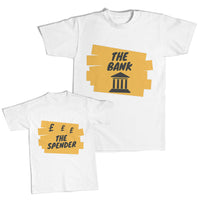 Daddy and Me Outfits The Bank Building - The Spender Money Dollar Cotton