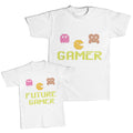 Daddy and Me Outfits Gamer Pixels Games - Future Gamer Pixels Cotton