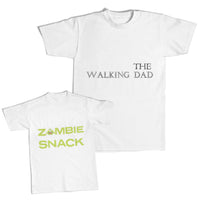 Daddy and Me Outfits The Walking Dad - Zombie Snack Monster Cotton