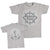 Daddy and Me Outfits Captain Boat Wheel Sailing - Anchor Symbol Sailing Cotton