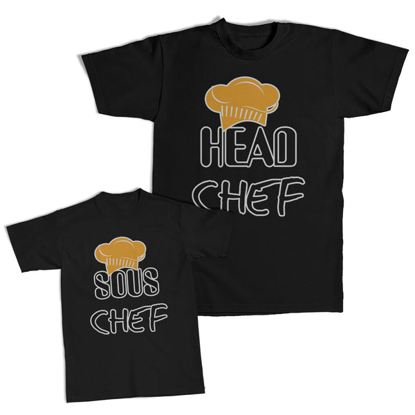 Daddy and Me Outfits Chef Cap Head Chef - Chef Cap Sous Chef Cotton