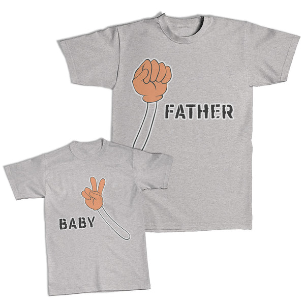 Daddy and Me Outfits Cute Bow Boys - Father Dad Strong Cotton
