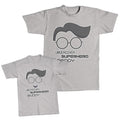 Daddy and Me Outfits I Love Smile Heart - Undercover Superhero Daddy Cotton