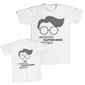 Daddy and Me Outfits I Love Smile Heart - Undercover Superhero Daddy Cotton