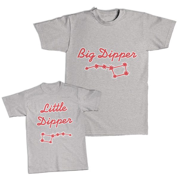 Daddy and Me Outfits Rule Galaxy Thunder Big Dipper 7 Stars Cotton