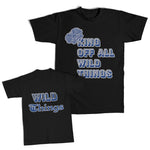 Daddy and Me Outfits Fruit Acorn - King of All Wild Things Crown Cotton