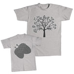 Daddy and Me Outfits Bearded Dads Are The Best - Trees Family Tree Cotton
