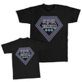 Daddy and Me Outfits Super Family Star Affection - Super Family Star Cotton