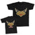 Daddy and Me Outfits Father Heart Wings - Father Lover Heart Wings Cotton