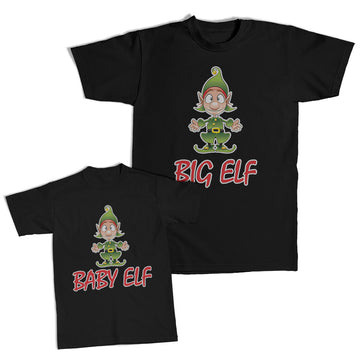 Daddy and Me Outfits Big Elf Christmas - Baby Elf Christmas Cotton