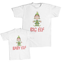 Daddy and Me Outfits Big Elf Christmas - Baby Elf Christmas Cotton