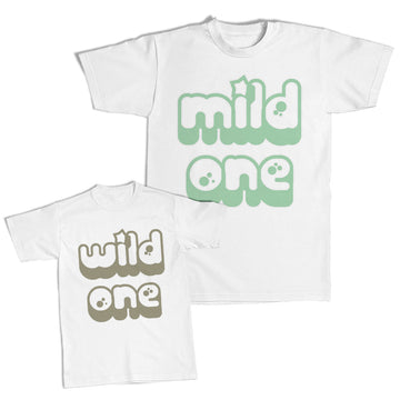 Daddy and Me Outfits Mild 1 Star - Wild 1 Star Cotton
