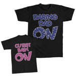 Daddy and Me Outfits Daring Dad on - Cutest Baby on Cotton