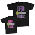 Daddy and Me Outfits Dad Mode Button Arrow - Baby Mode Button Arrow Cotton