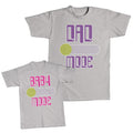 Daddy and Me Outfits Dad Mode Button Arrow - Baby Mode Button Arrow Cotton