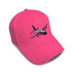 Kids Baseball Hat C-130 Aircraft Embroidery Toddler Cap Cotton - Cute Rascals