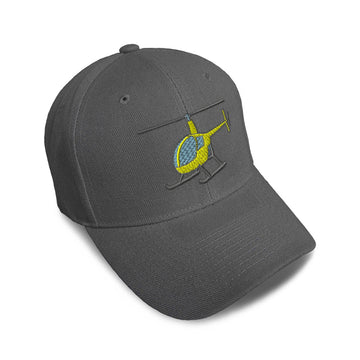 Kids Baseball Hat Sightseeing Helicopter Embroidery Toddler Cap Cotton