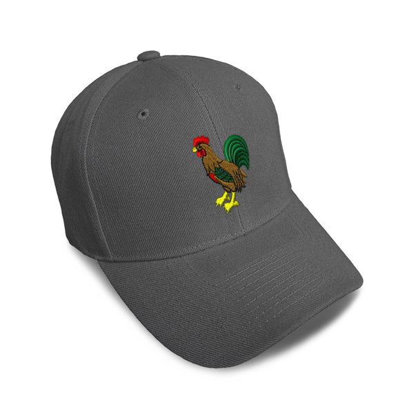 Kids Baseball Hat Rooster A Embroidery Toddler Cap Cotton - Cute Rascals