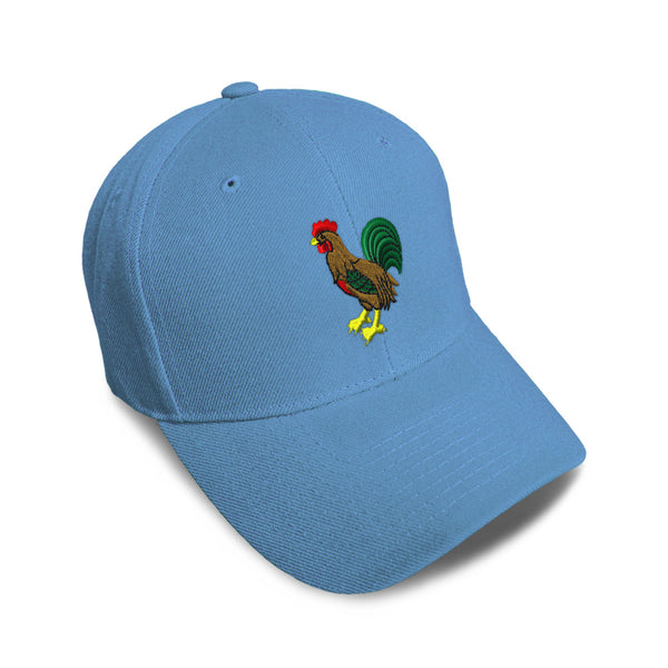 Kids Baseball Hat Rooster A Embroidery Toddler Cap Cotton - Cute Rascals