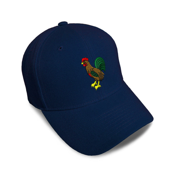 Kids Baseball Hat Rooster A Embroidery Toddler Cap Cotton - Cute Rascals