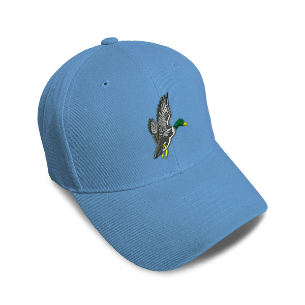 Kids Baseball Hat Flying Duck Embroidery Toddler Cap Cotton - Cute Rascals