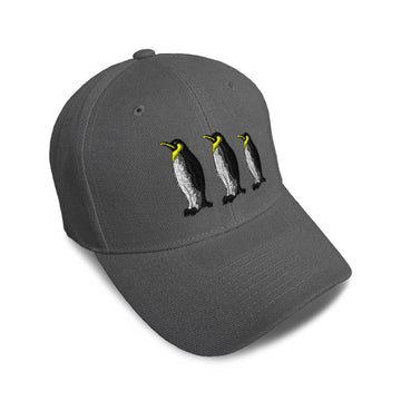 Kids Baseball Hat Penguin Family Embroidery Toddler Cap Cotton