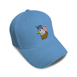 Kids Baseball Hat American Flag and Eagle Embroidery Toddler Cap Cotton - Cute Rascals