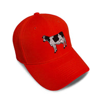 Kids Baseball Hat Cow A Embroidery Toddler Cap Cotton - Cute Rascals