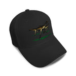 Kids Baseball Hat Wild Dinosaurs Embroidery Toddler Cap Cotton - Cute Rascals