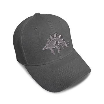 Kids Baseball Hat Dinosaur Silver Embroidery Toddler Cap Cotton