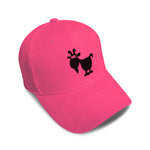 Kids Baseball Hat Cute Goat Animal Embroidery Toddler Cap Cotton - Cute Rascals