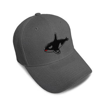 Kids Baseball Hat Orca Killer Whale Embroidery Toddler Cap Cotton