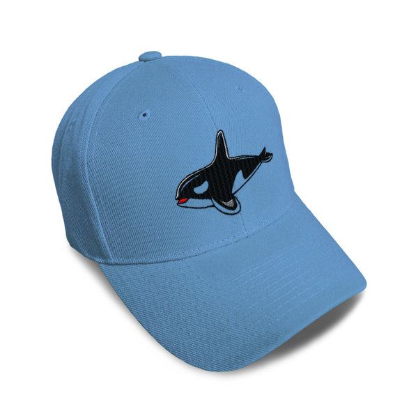 Kids Baseball Hat Orca Killer Whale Embroidery Toddler Cap Cotton - Cute Rascals