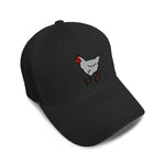 Kids Baseball Hat Farm Chicken Embroidery Toddler Cap Cotton - Cute Rascals