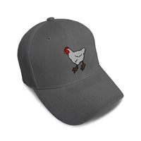 Kids Baseball Hat Farm Chicken Embroidery Toddler Cap Cotton - Cute Rascals