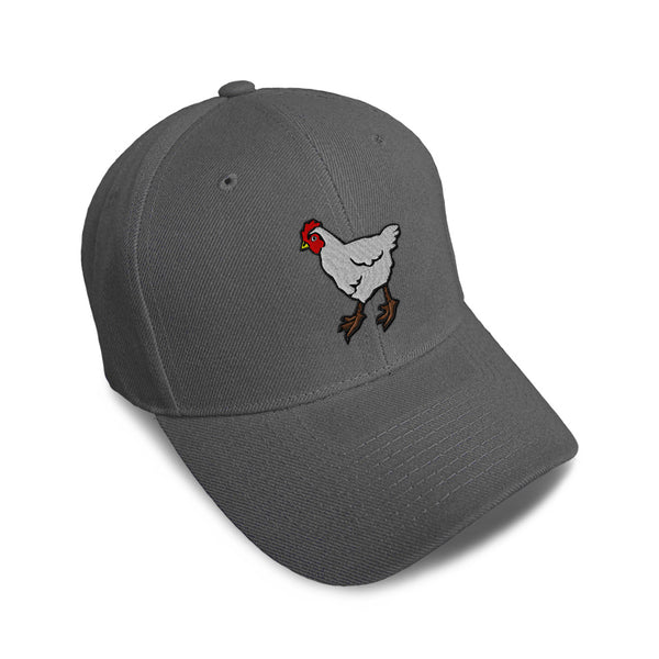 Kids Baseball Hat Farm Chicken Embroidery Toddler Cap Cotton - Cute Rascals